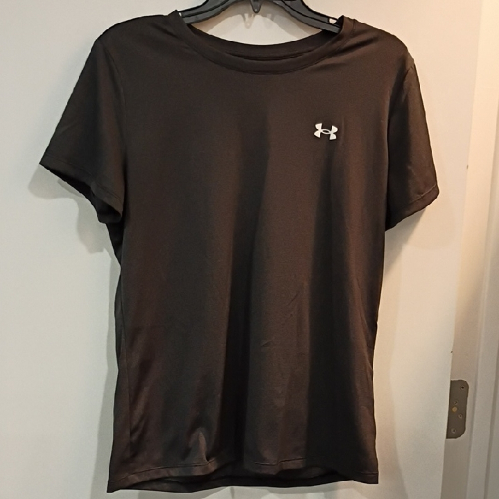 Under Armour Men's Dark Brown Short Sleeve Tee